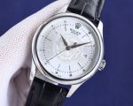 Rolex Geneve Cellini 8215 Movement 40mm White Face Leather Band 48h Watch